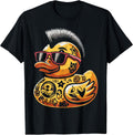 Mohawk Rubber Duck Punk Rock Rocker Toddler Boys Kid Men T-Shirt
