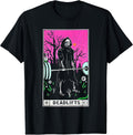 Funny Tarot Card Deadlifts Gym Workout Occult Reader Black T-Shirt - Classic Fit