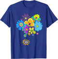 60s & 70s Retro Flower Power T Shirt