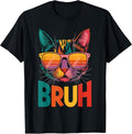 Bruh Shades Fun for Cat Lovers T-Shirt