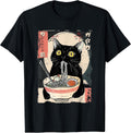 Cat Eating Ramen Vintage Japanese Noodles