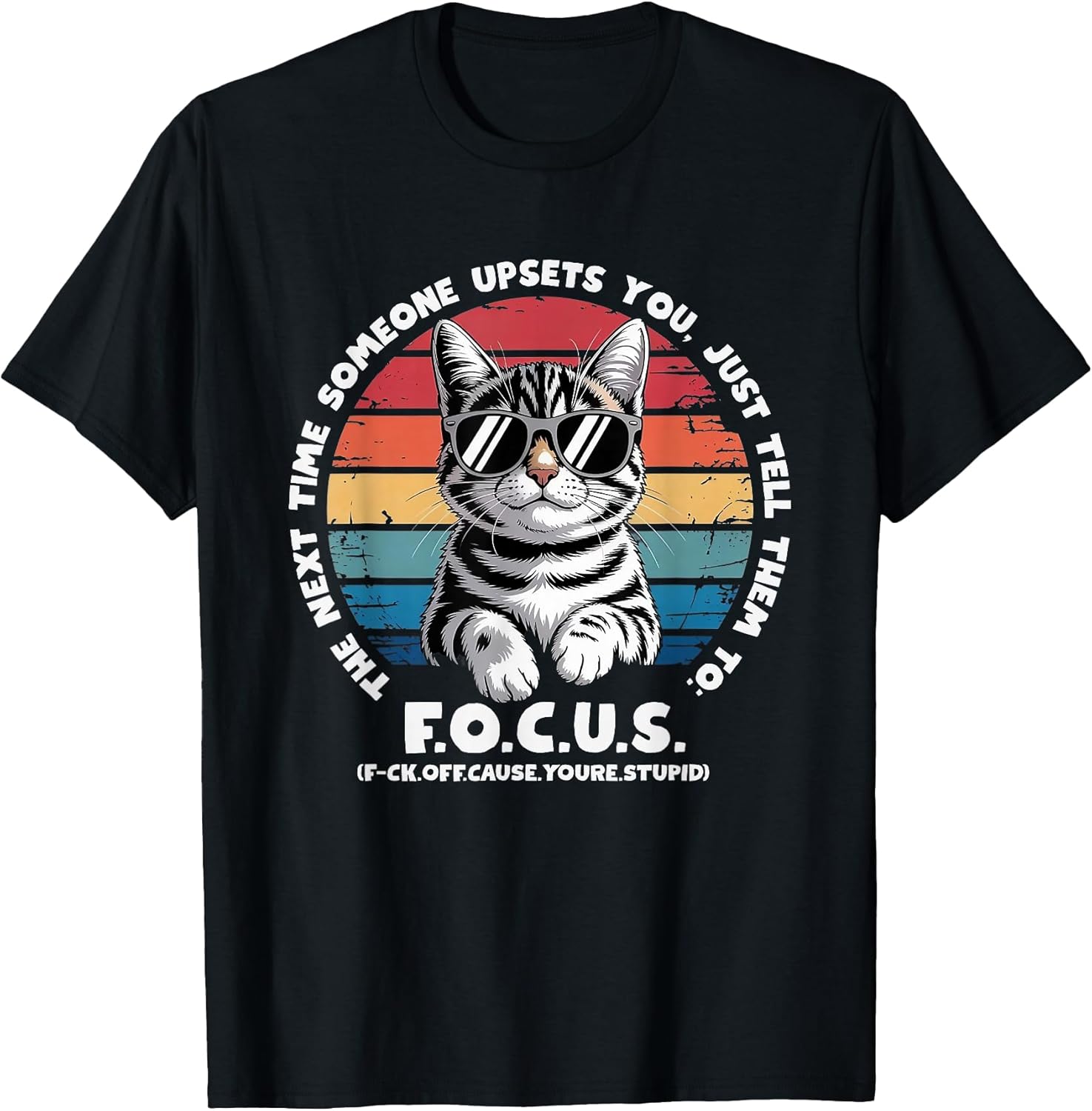 F.O.C.U.S. Attitude Duck Old People Funny Gag