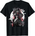 Anime Girl Gothic Waifu Japanese Kawaii Otaku Oni Mask T-Shirt