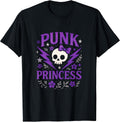 Punk Princess - Emo Rock Rebel Skull Art T-Shirt