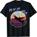 Fly It Like You Stole It - Sky King, Vaporwave, Aesthetic T-Shirt