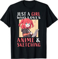Kawaii Anime Manga Graphic Tees For Women Kids