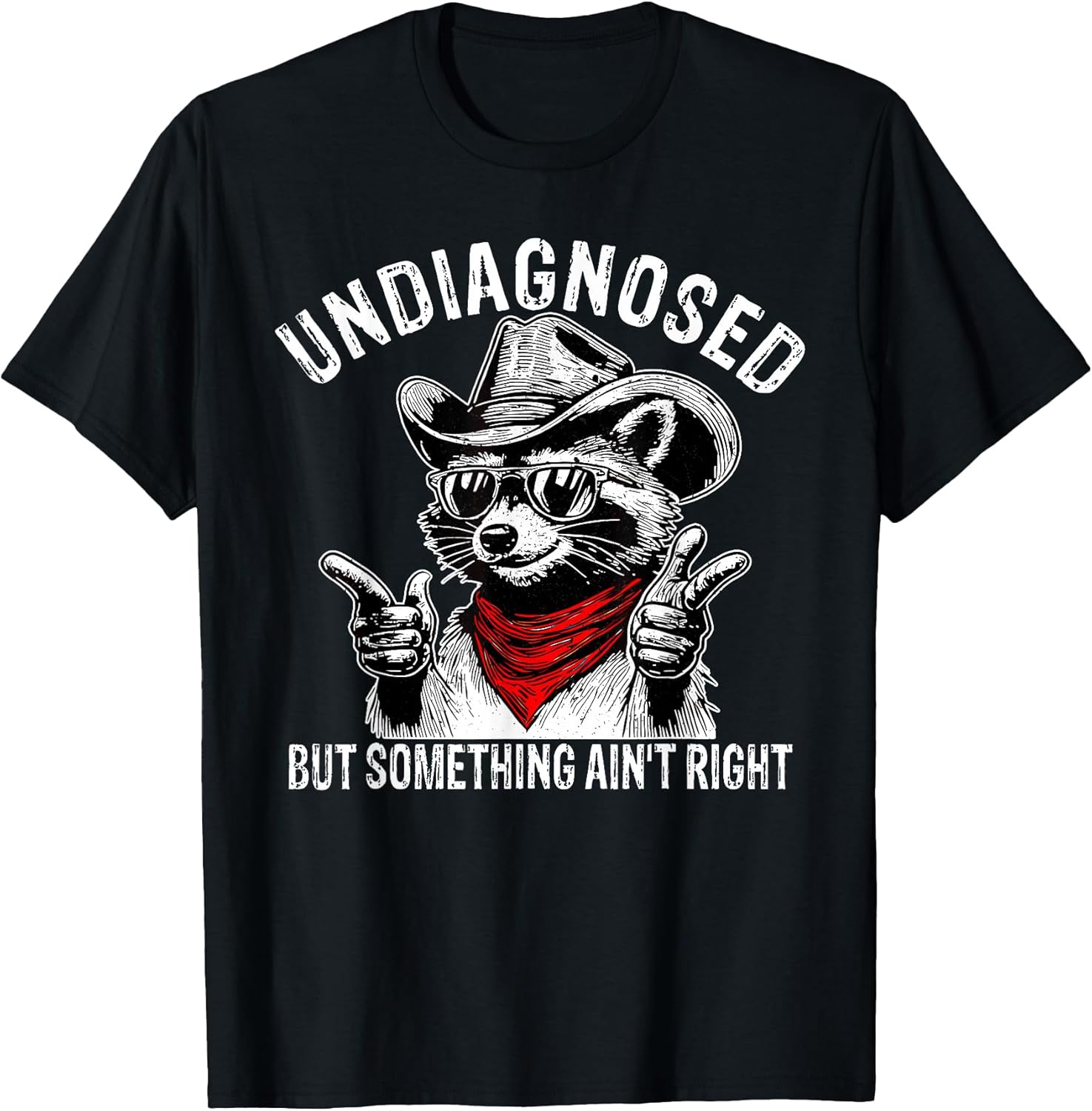 Raccoon Cowboy Meme Shirt For Men Women