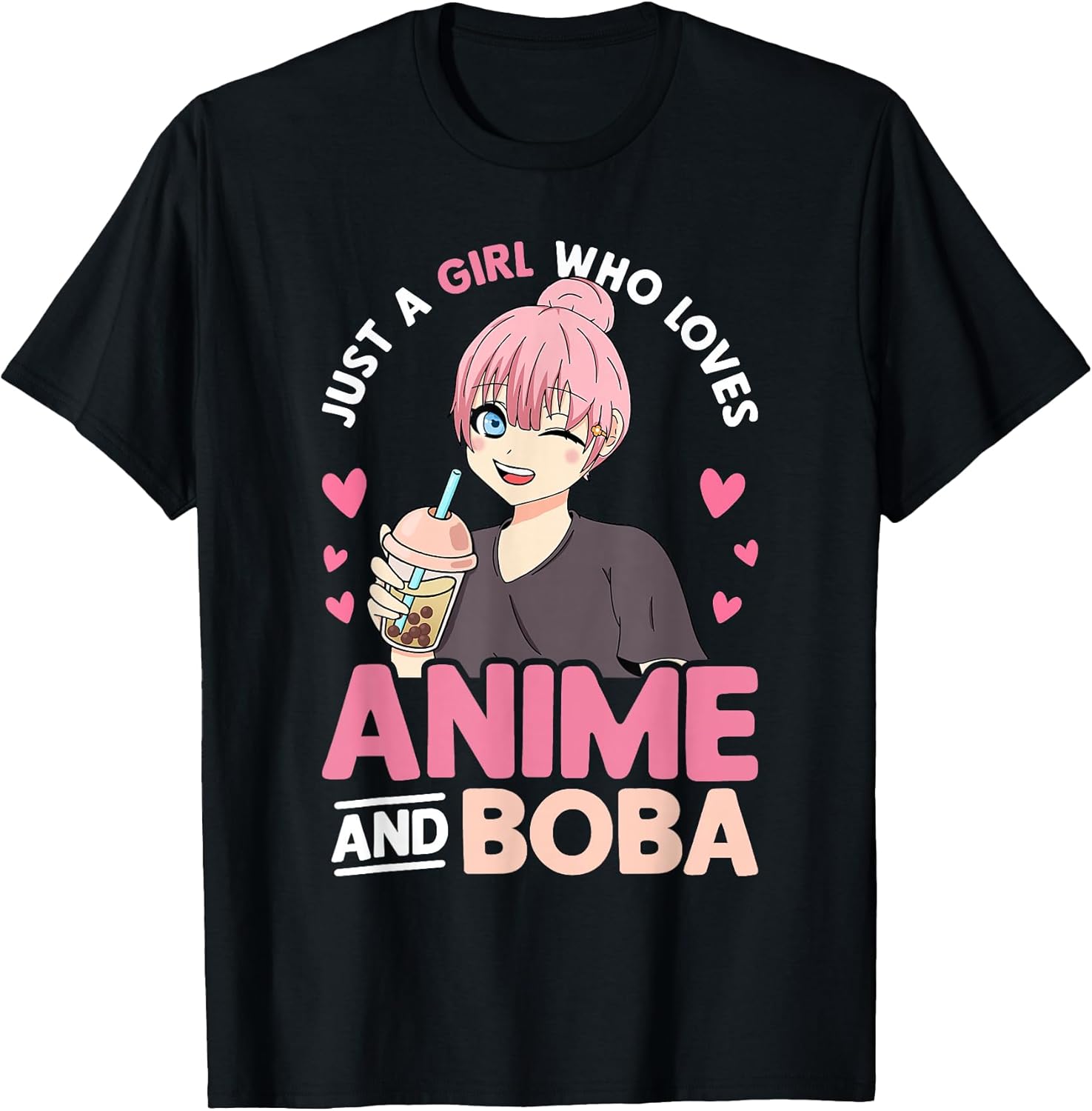 Anime Boba Bubble Tea Kawaii