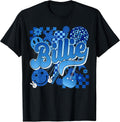 Girl Retro Billie Groovy Flowers Checkered Apparel