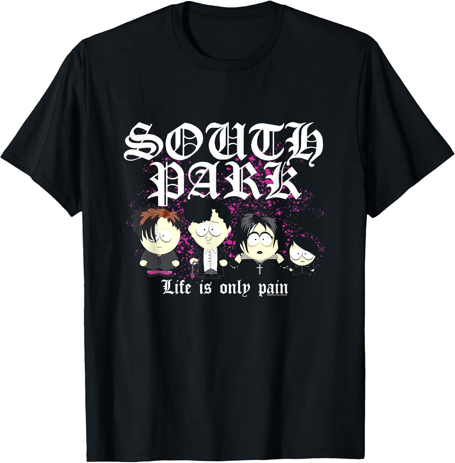 Goth Kids Life is Only Pain T-Shirt