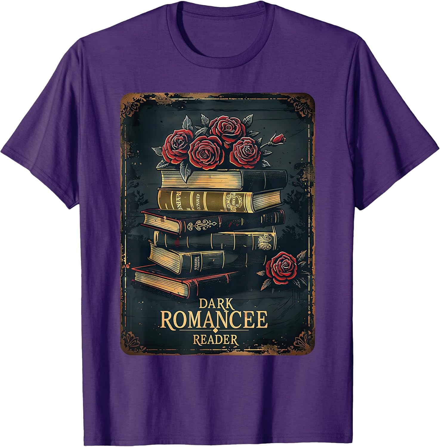 Whimsical Vintage Dark Romance Bookworm Designs