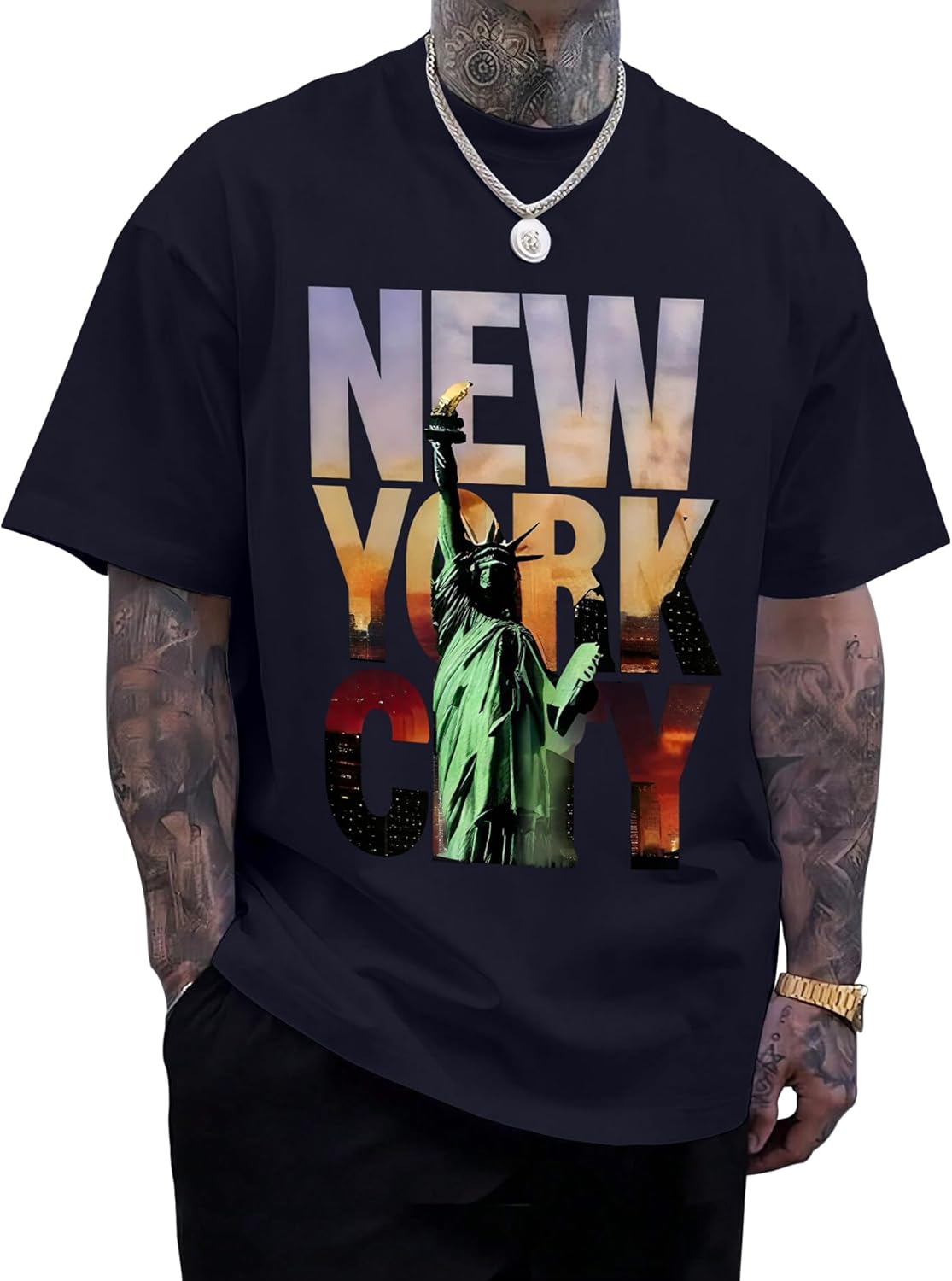 Mens Graphic T Shirts Mens Summer Shirts Round Neck Regular Short Sleeve Casual Vintage Tees