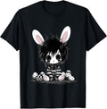 Emo Goth Black Easter Bunny K-Pop Boy Girl Teen Grunge Punk T-Shirt