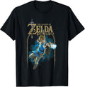 Zelda Breath of The Wild Link Arch Shot Logo Graphic T-Shirt T-Shirt
