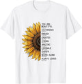 You are Beautiful Positive Affirmation Self Love Motivation T-Shirt