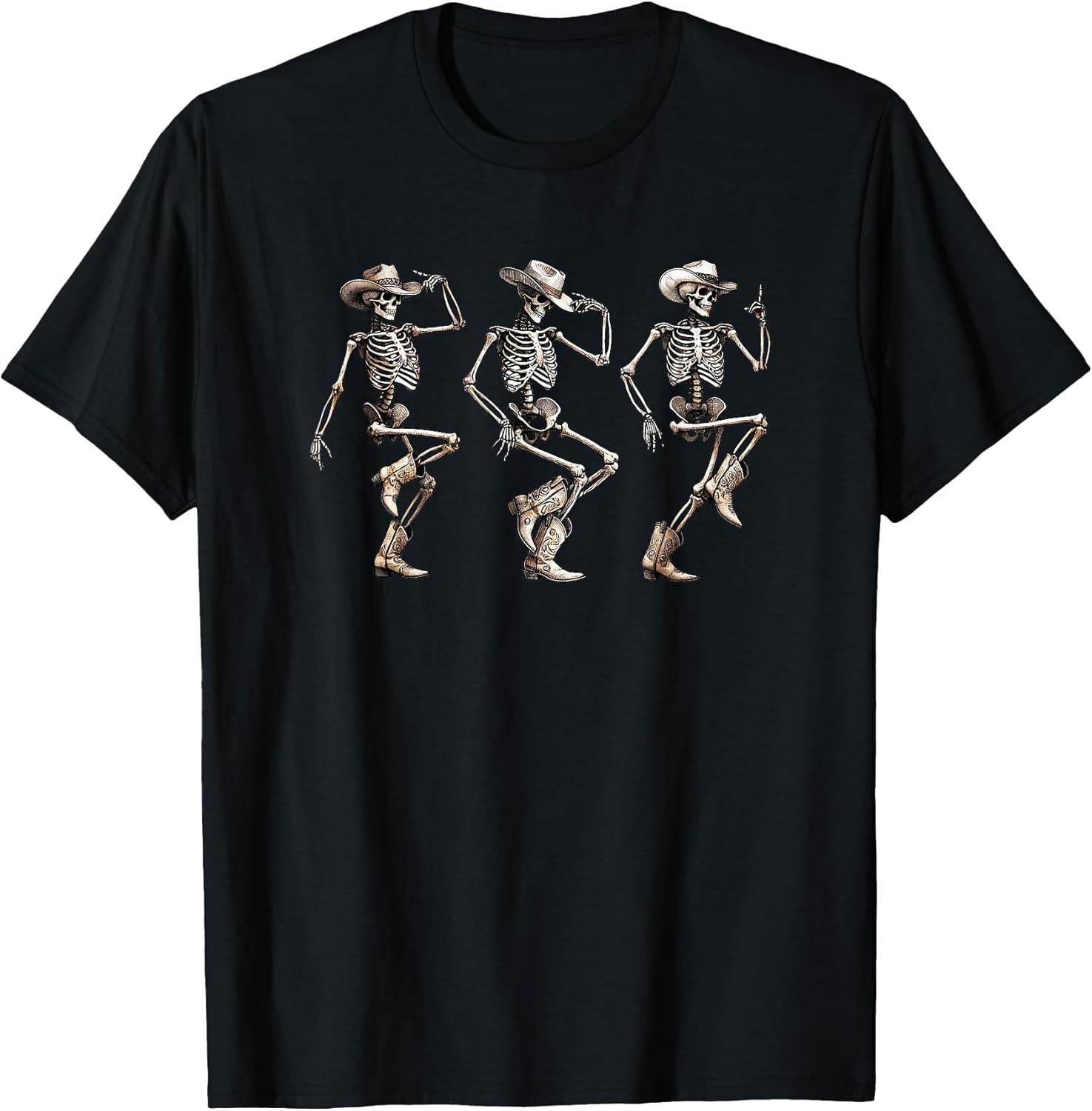 Skeleton Cowboys Line Dancing Halloween Holiday
