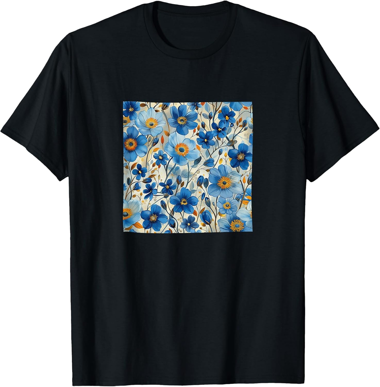 Forget Me Not Flower Pattern Merch