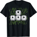 PC Gamer WASD Funny Computer Gaming Boys Kids Men Youth Teen T-Shirt