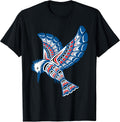 Native American Style Art Kingfisher Pacific Northwest T-Shirt