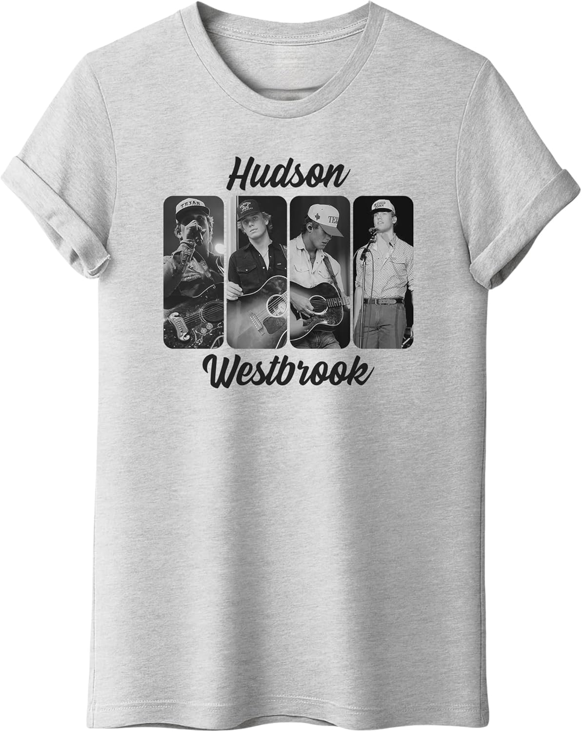 Hudson Country Concert Shirt - Western Retro Band Style Music Festival Graphic Tshirt, Unisex Adult Size S – 2XL