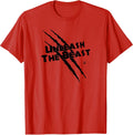 UNLEASH THE BEAST C734 Gym Rabbit T-Shirt Workout Motivation T-Shirt