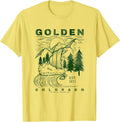 Retro Golden Colorado Souvenir Designs