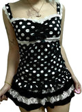 Women Y2k Lace Trim Tank Tops Vintage V Neck Sleeveless Cami Shirts 2000s Grunge Style Clothes for Teen Girls