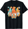 Hippie Gnomes Groovy Peace 60s 70s Funny Retro Gnome T-Shirt