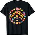 Peace Sign Love 60s 70s Tie Die Hippie Costume Shirt T-Shirt