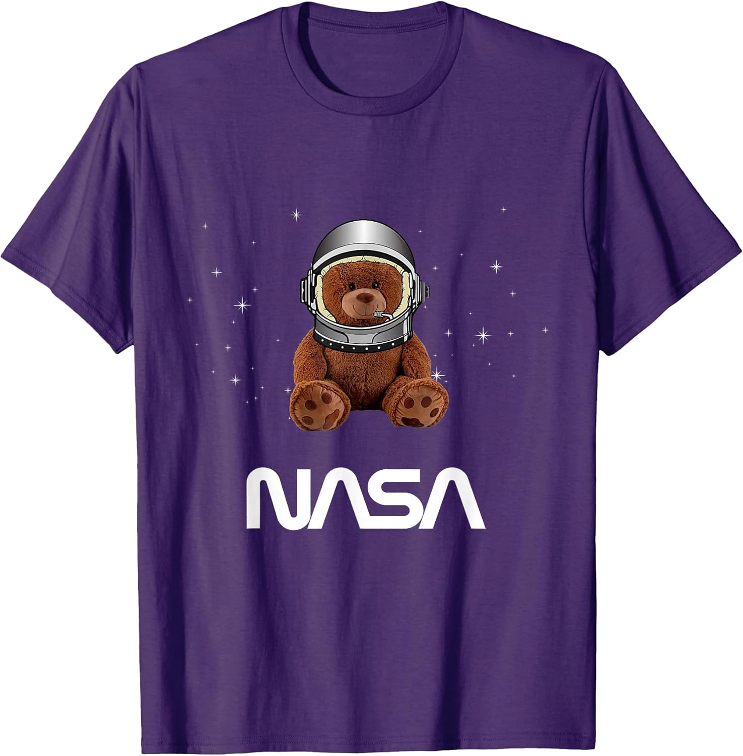 NASA Astronaut Teddy Bear Worm Logo