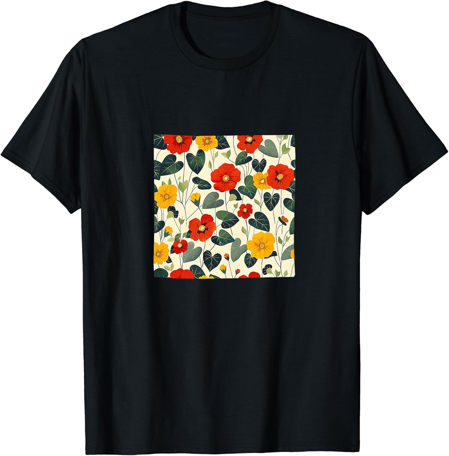 Nasturtium Flower Pattern Merch