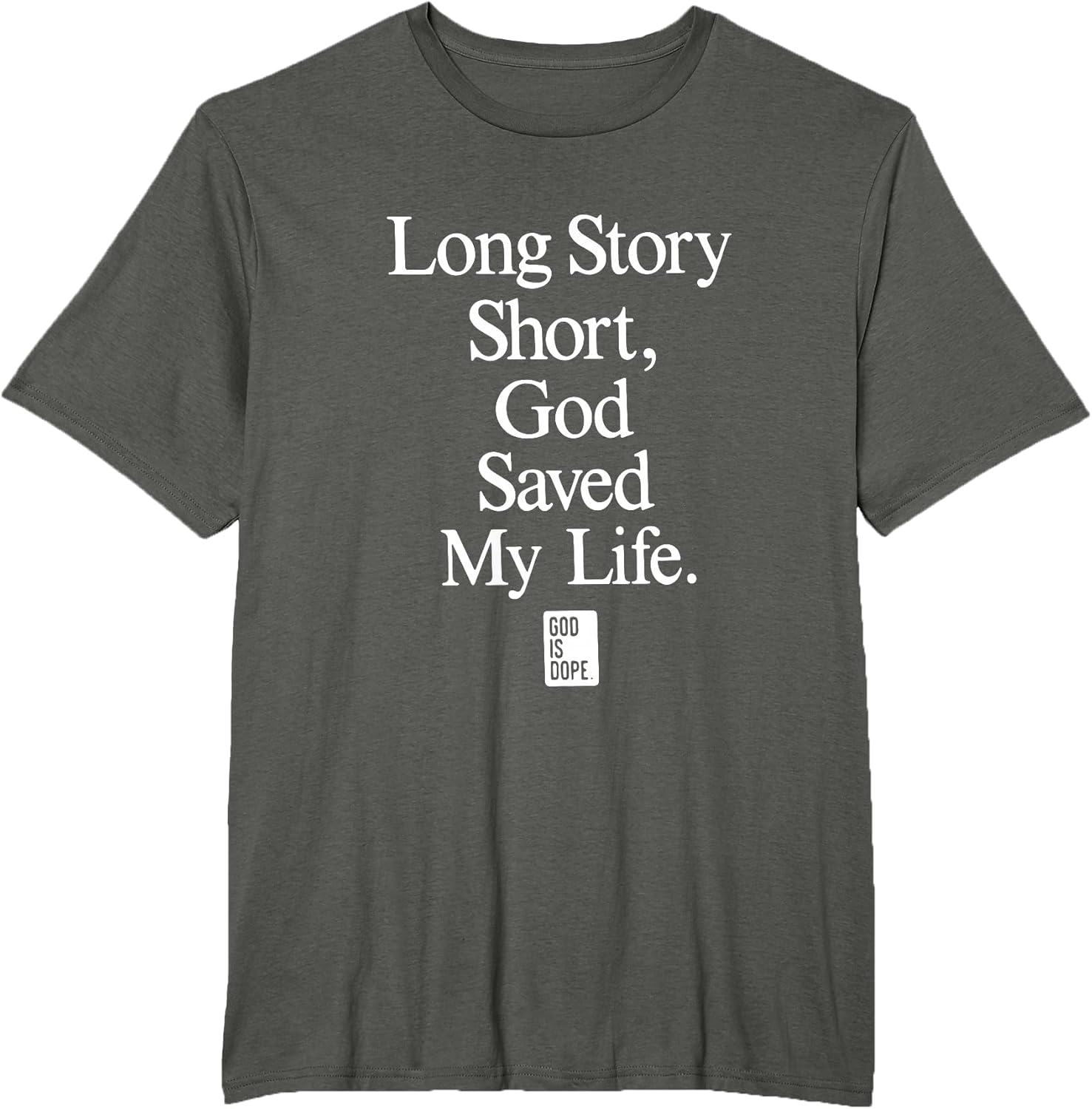 Long Story Short God Saved My Life Vintage Quotes