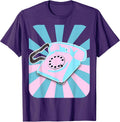 Retro Dial Telephone Pop-Art Rotary Phone T-Shirt