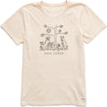 Women's Crusher Tee, Short Sleeve Cotton Graphic T-Shirts, Dog Lover Tree
