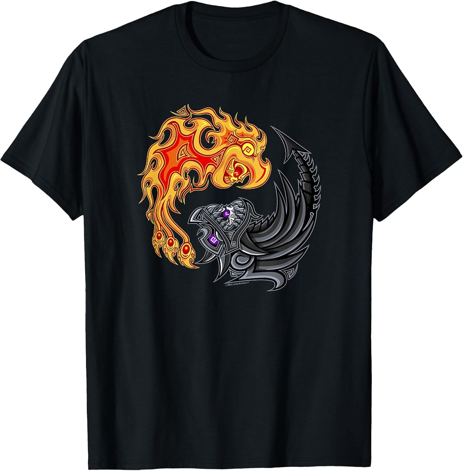 Rey Fenix & Penta Zero M Urban Aztec Yin Yang T-Shirt