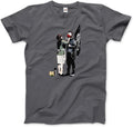 Banksy - Anarchist Punk and His Mother Artwork T-Shirt (Adults, Kids, Short & Long Sleeve) White
