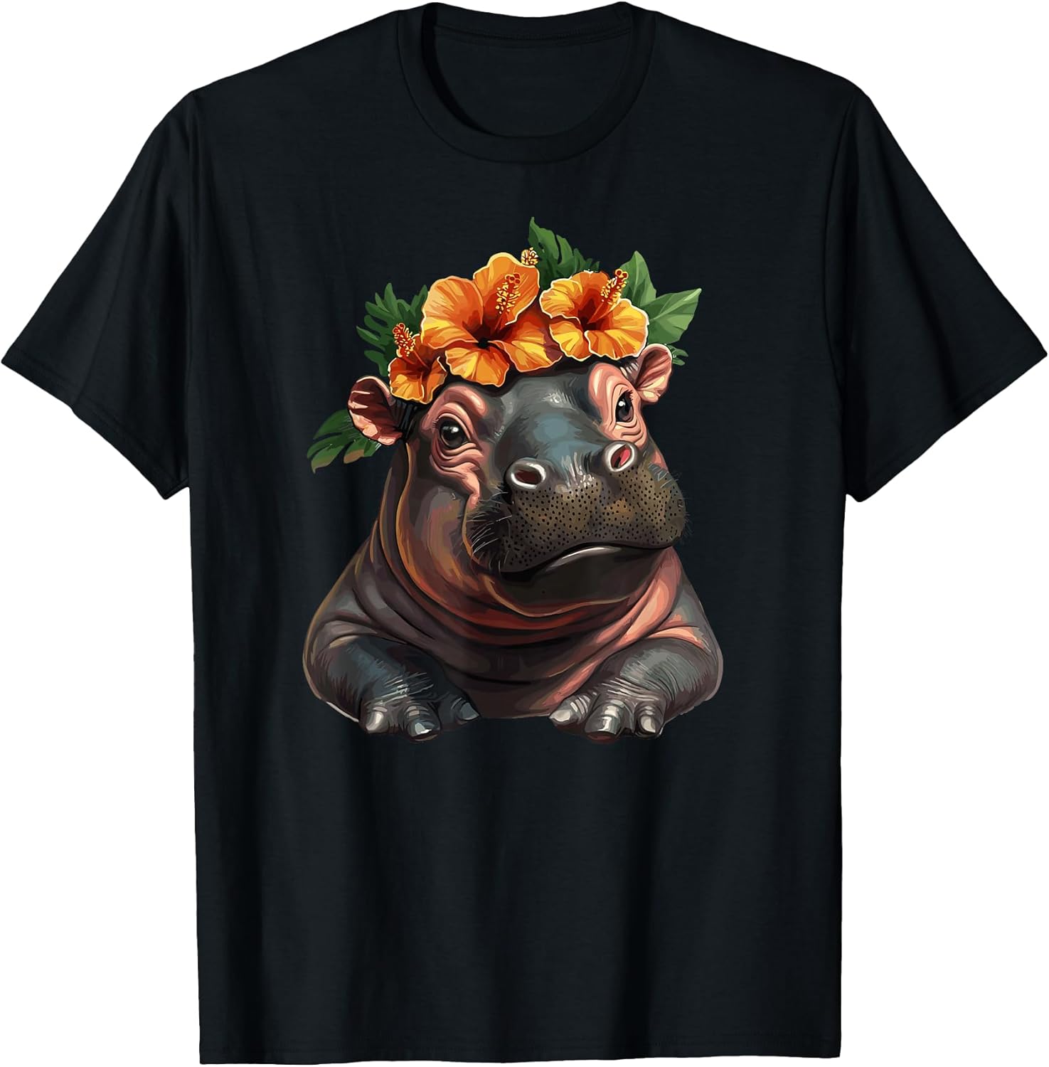Adorable Hippo Hibiscus Flower Delight