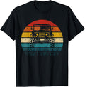 Vintage Sunset 4x4 Car Off Road Wave Big Cars Driving B-Day T-Shirt