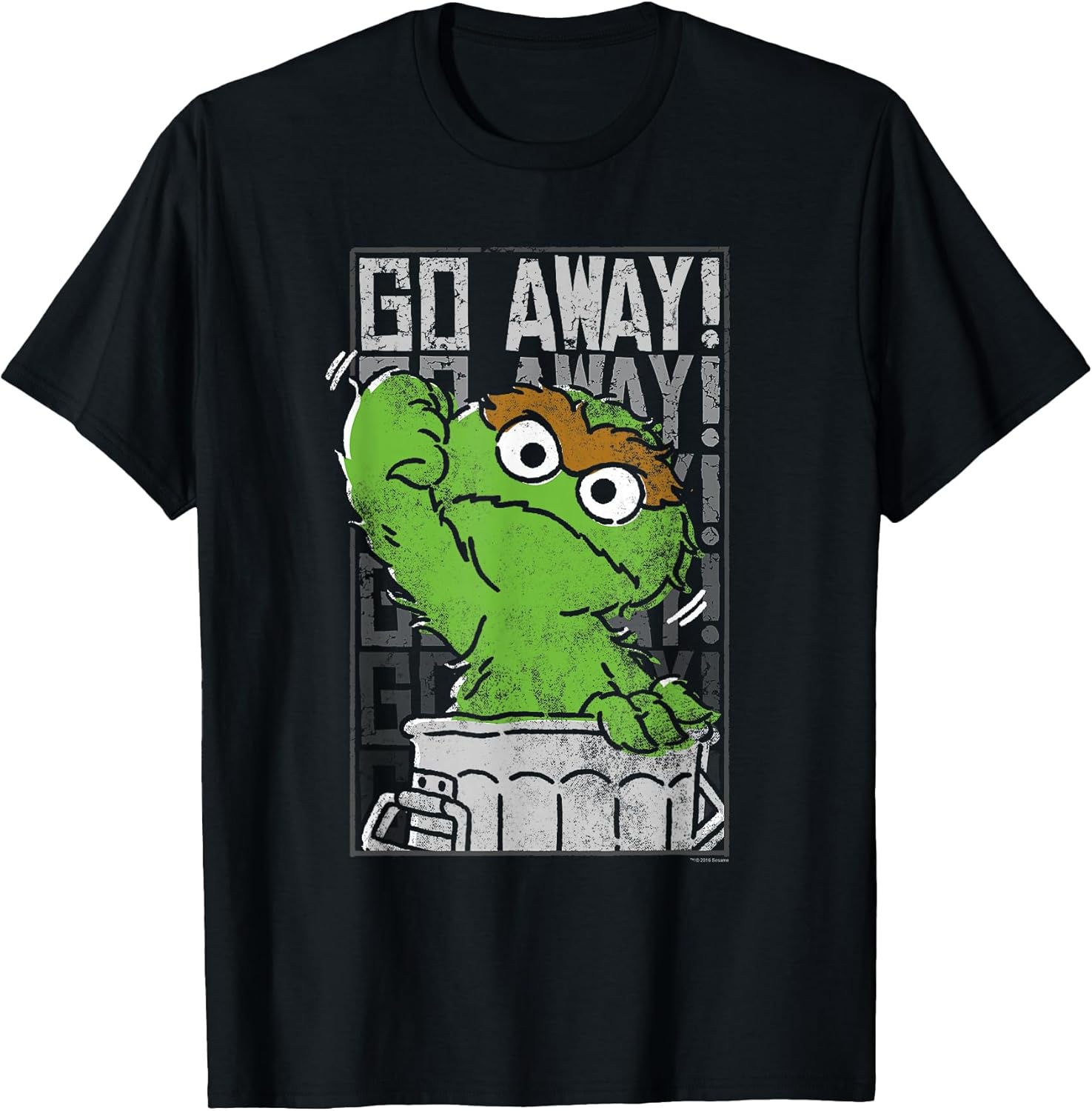 Oscar The Grouch Go Away T-Shirt