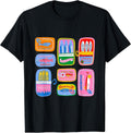 Sardine Tinned Fish Funny Trendy Fisherman Aesthetic T-Shirt