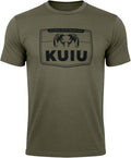 Logo Sign T-Shirt for Men – Lightweight Cotton Polyester Hunting Tee – Soft, Durable Standard Fit Crew Neck
