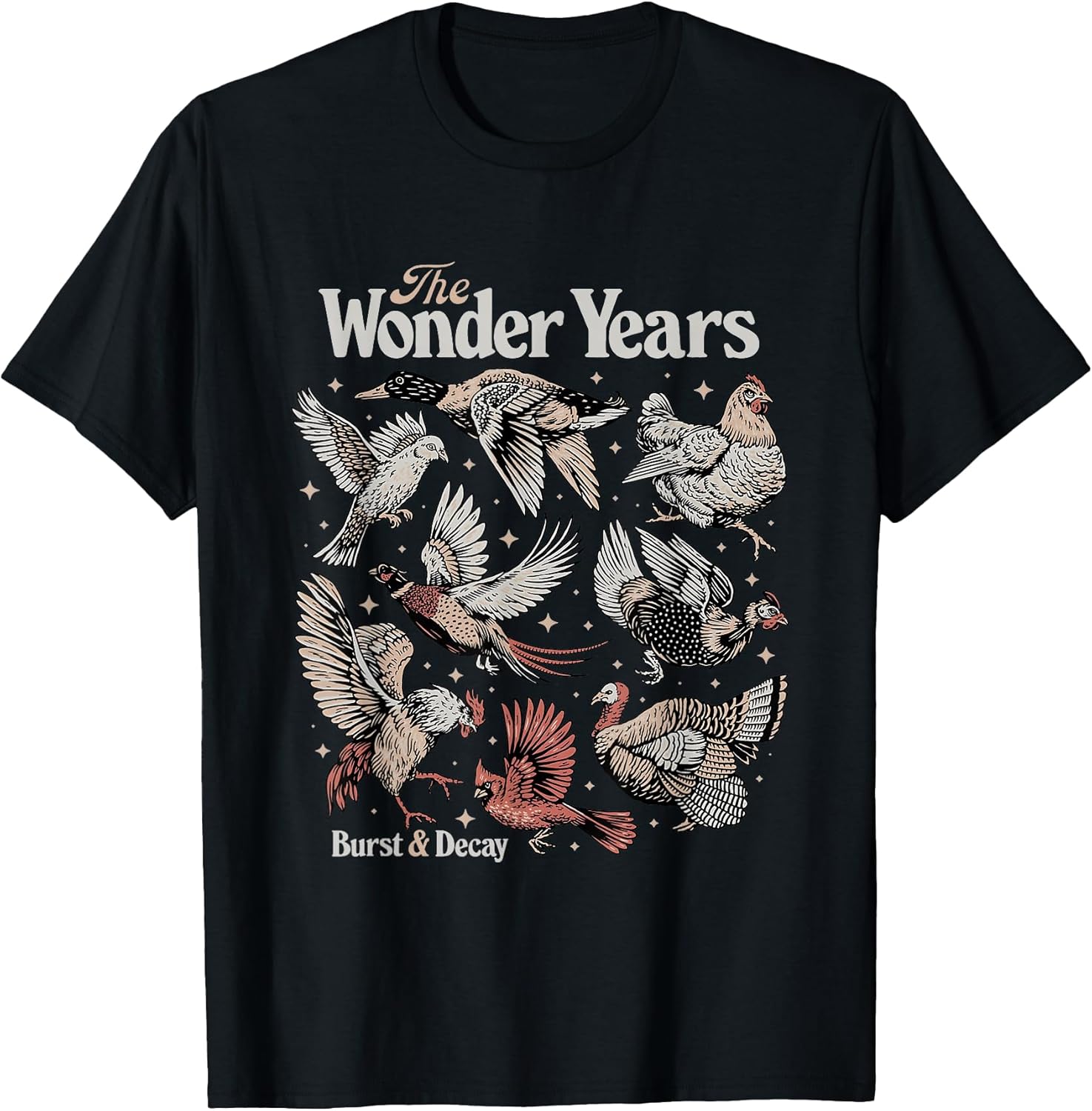 The Wonder Years Bird Collage Tees