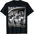 Funny Gangster Cats Urban Barrio Street Design Los Gatos T-Shirt