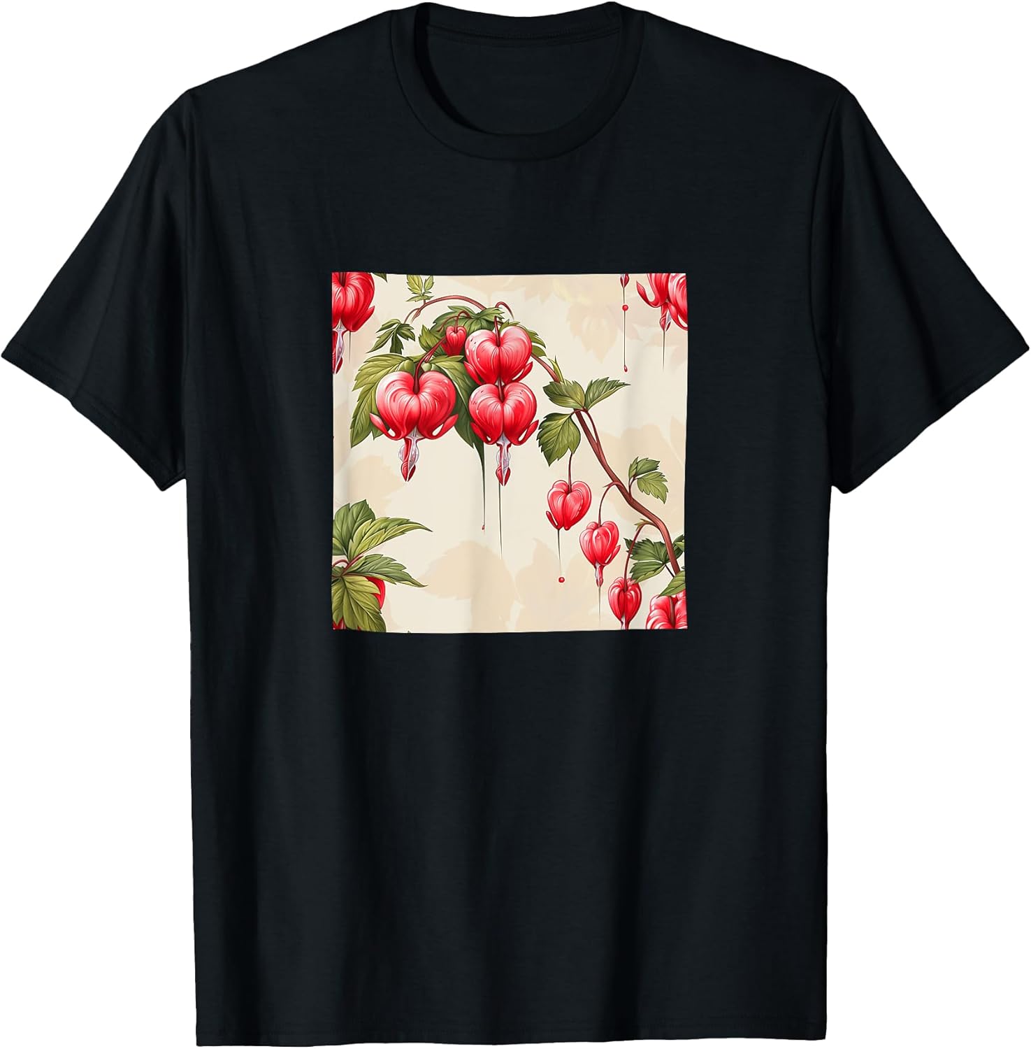 Bleeding Heart Flower Pattern Merch
