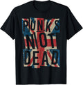 Punks Not Dead - Vintage - UK London Flag - Punk is Not Dead T-Shirt