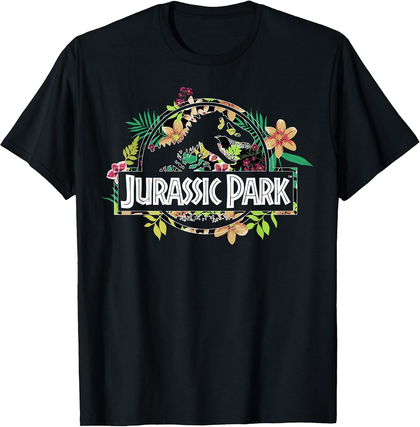 Floral Tropical Fossil Logo Graphic T-Shirt T-Shirt