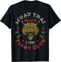 Muay Thai Fighter Vintage Tee Twin Tiger Art of 8 Limbs T-Shirt