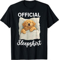 Funny Official Sleepshirt Sleeping Dog Animal Lovers T-Shirt
