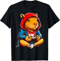 Capybara Shirts Gamer Men Boys Kids Gifts