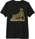 Downward Human Funny Dog Yoga Mandala Graphic Tee